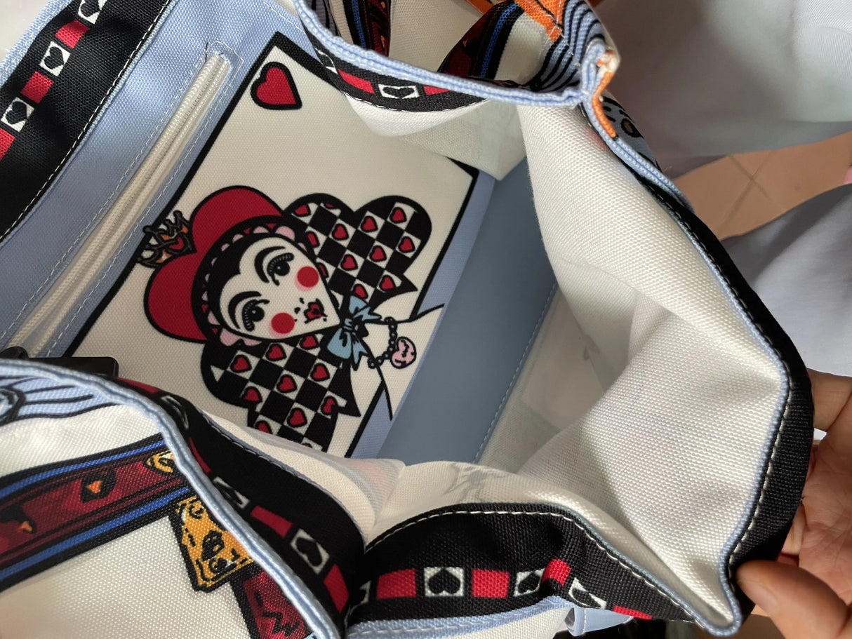 Drop Ship Women Canvas Shoulder Cartoon Printing Ladies Shopping Bags Cotton Cloth Fabric Grocery Handbags Tote Books For Girls