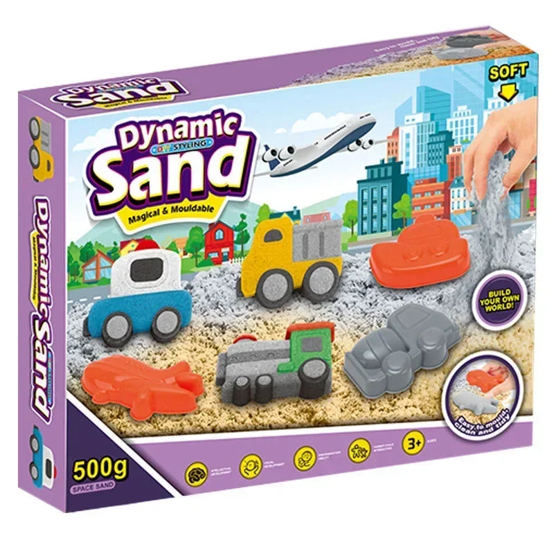 Dynamic Sand Magic Clay Educational Toy Colorful Beach