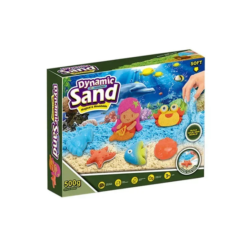 Dynamic Sand Magic Clay Educational Toy Colorful Beach
