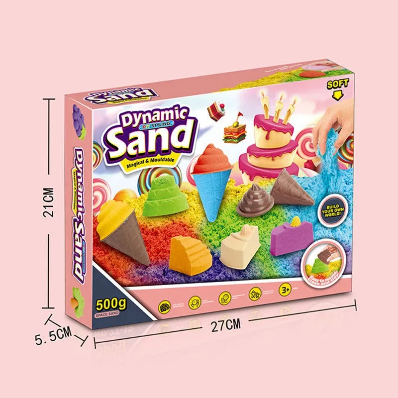 Dynamic Sand Magic Clay Educational Toy Colorful Beach