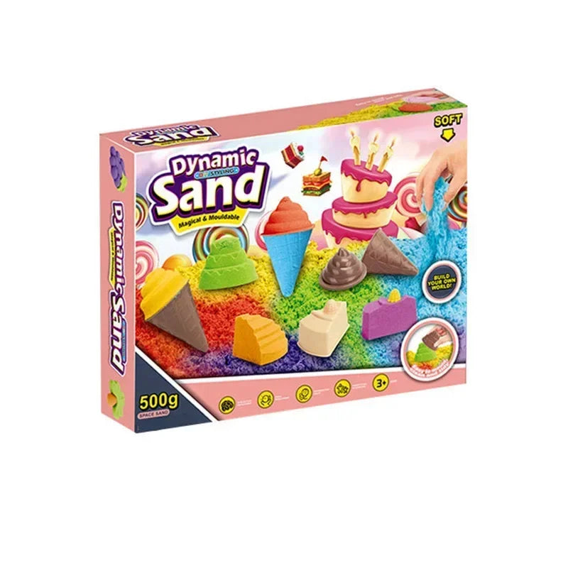 Dynamic Sand Magic Clay Educational Toy Colorful Beach