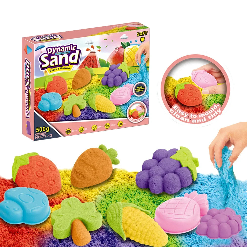 Dynamic Sand Magic Clay Educational Toy Colorful Beach