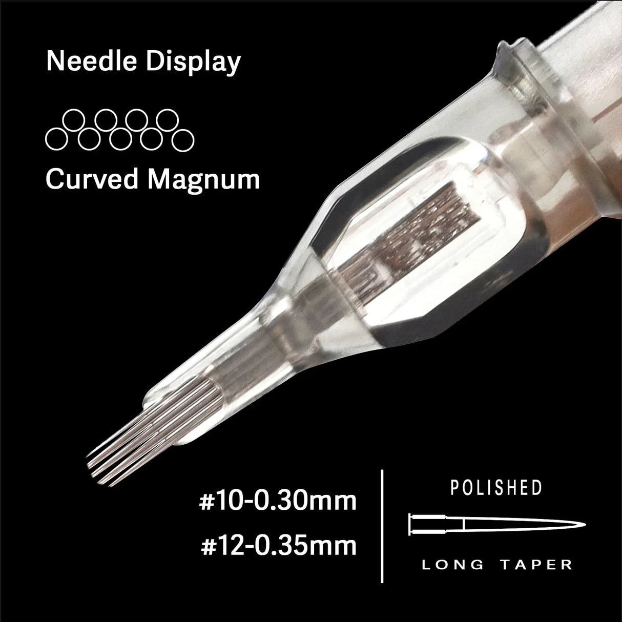 EZ Tattoo Needles Revolution Cartridge Needles Curved (Round)