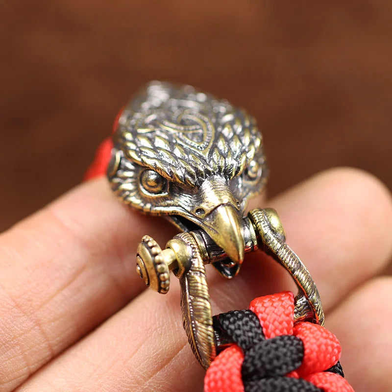Eagle Head Brass Buckle EDC Outdoor DIY Woven