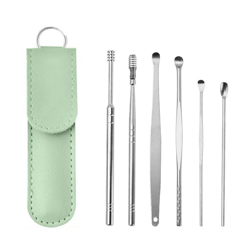 Ear Cleaner Personal Care Curette Ear Pick 6Pcs