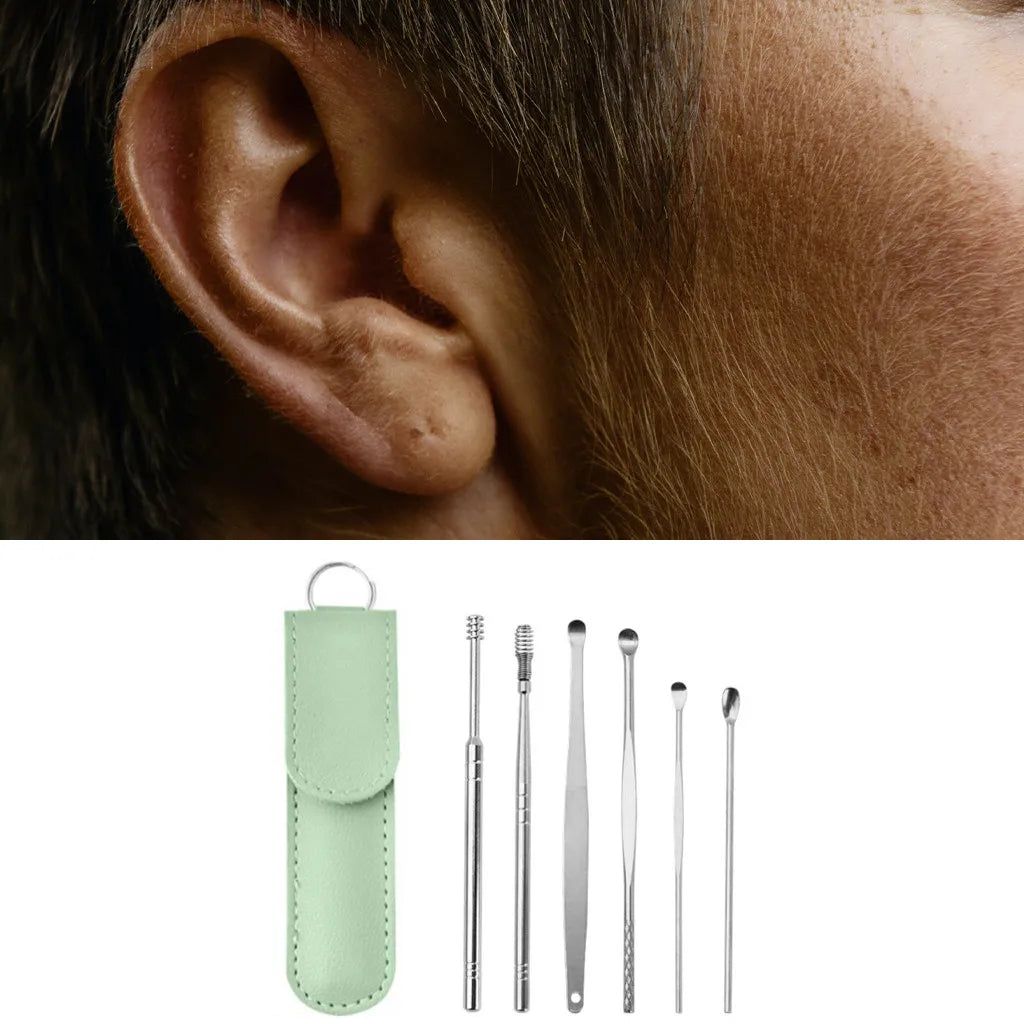 Ear Cleaner Personal Care Curette Ear Pick 6Pcs