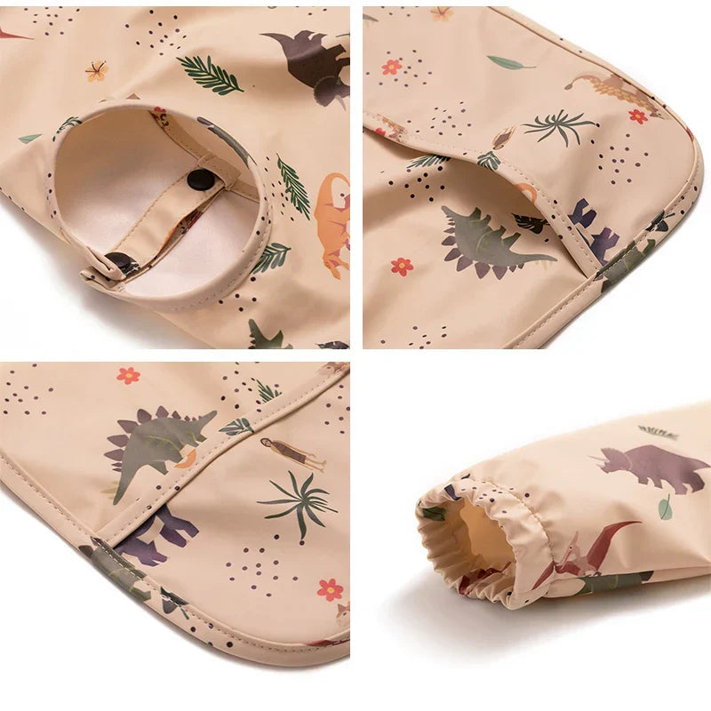 Easy Wear Long Sleeved Bib Baby Toddler Bibs