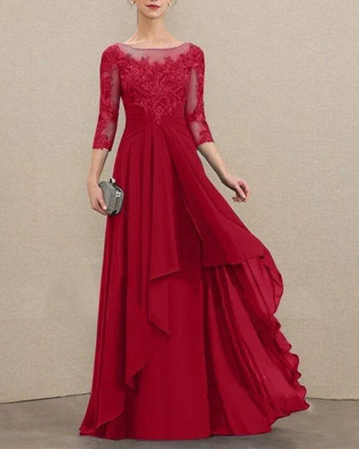 Elegant ALine Mother Of the Bride Dresses Chiffon