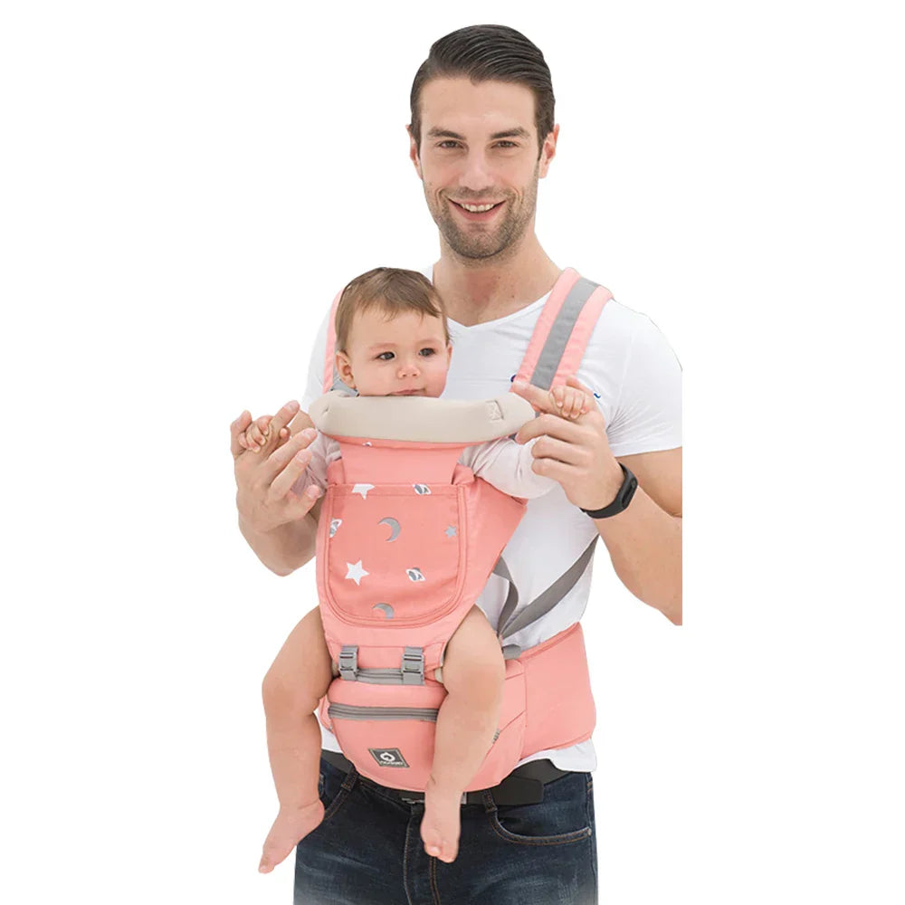 Ergonomic Baby Carrier Infant Hipseat Carrier Breathable Kangaroo