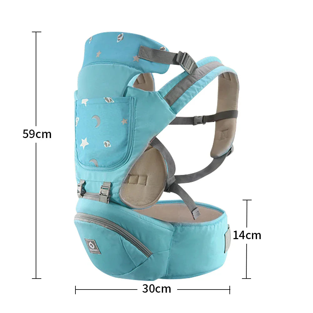 Ergonomic Baby Carrier Infant Hipseat Carrier Breathable Kangaroo