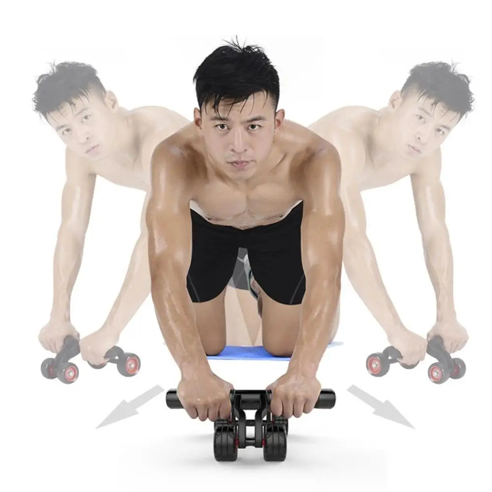 Exercise Abdominal Roller with Pull Rope, Fitness Resistance