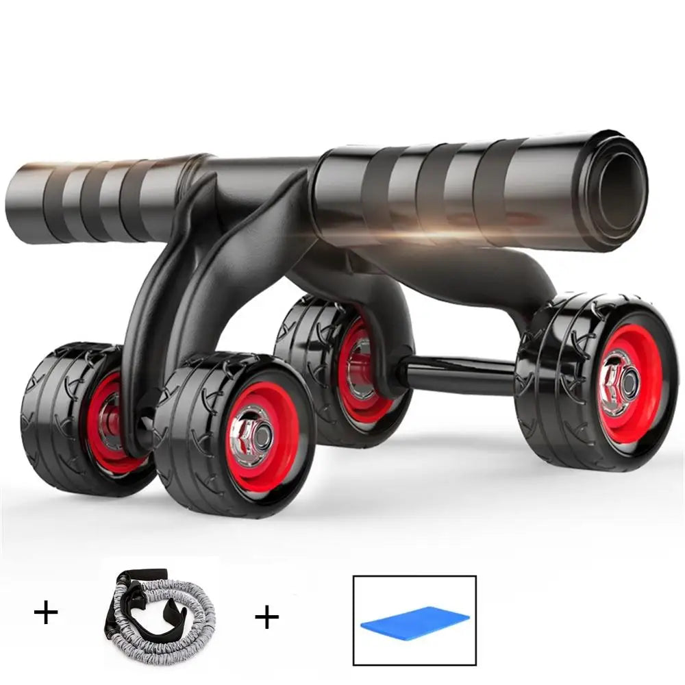 Exercise Abdominal Roller with Pull Rope, Fitness Resistance