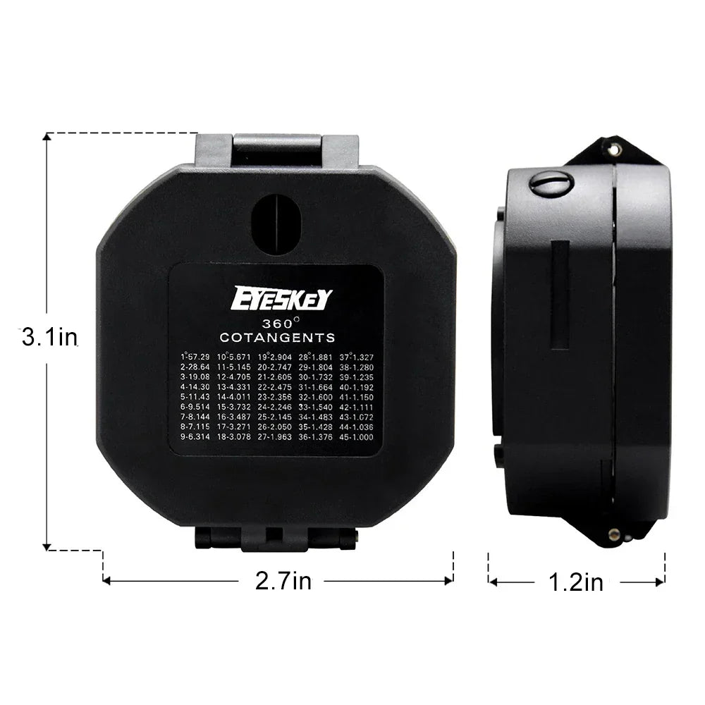 Eyeskey Professional Geological Compass Handheld Lightweight Outdoor Survival