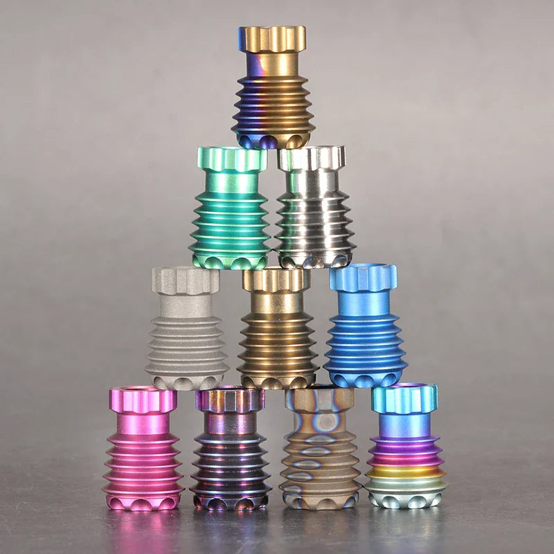 F Titanium Alloy Knife Beads Pendant Umbrella Rope
