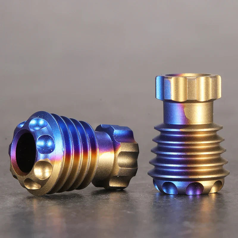 F Titanium Alloy Knife Beads Pendant Umbrella Rope
