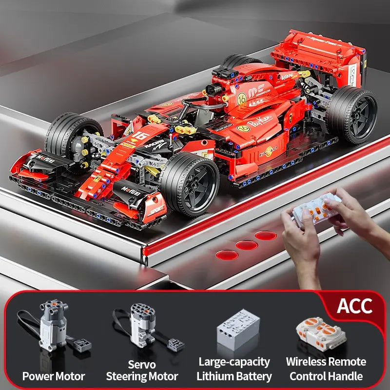 F1 RC Race Cars 1163PCS Building Sets MOC