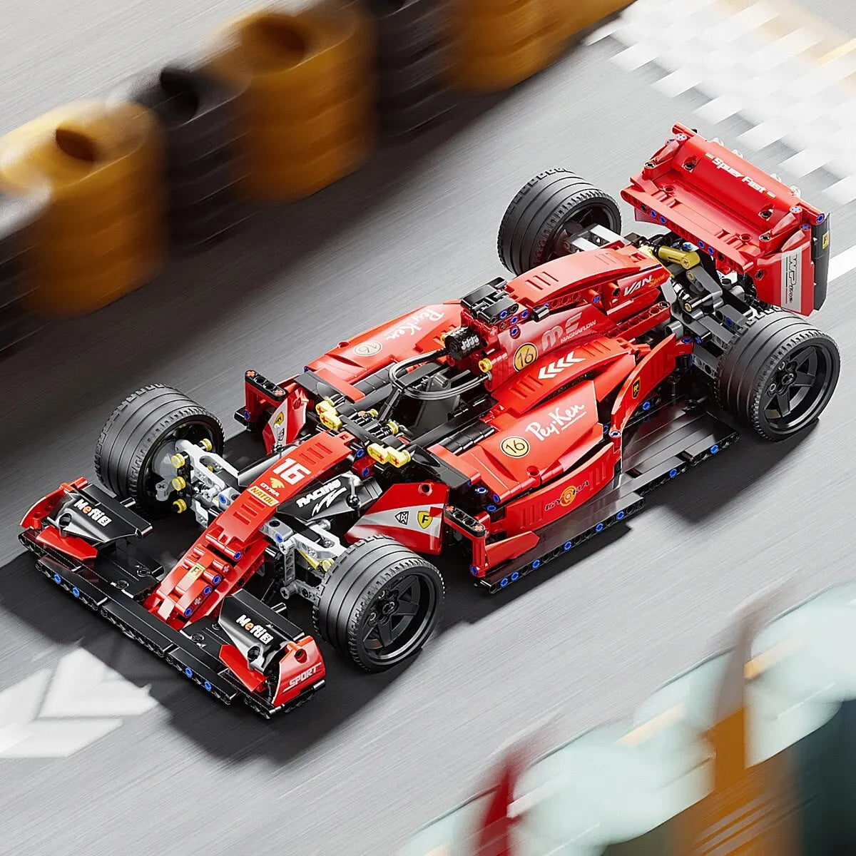 F1 RC Race Cars 1163PCS Building Sets MOC