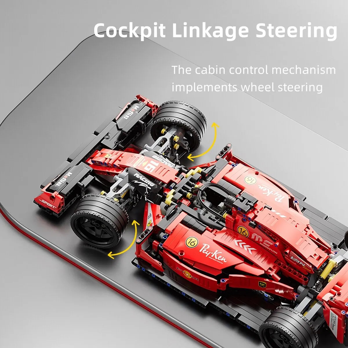 F1 RC Race Cars 1163PCS Building Sets MOC