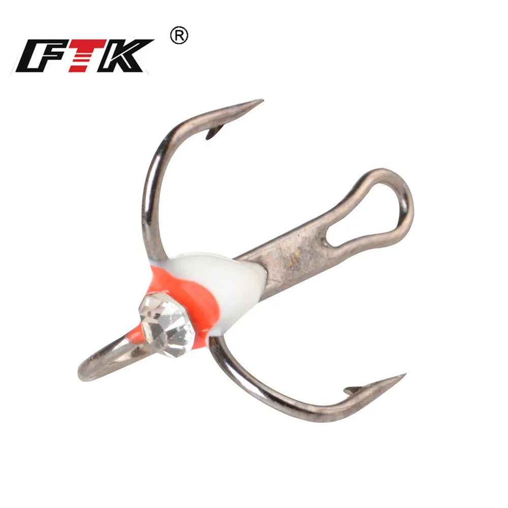 FTK 5pcs/pack High Carbon Steel Winter Ice Fishing