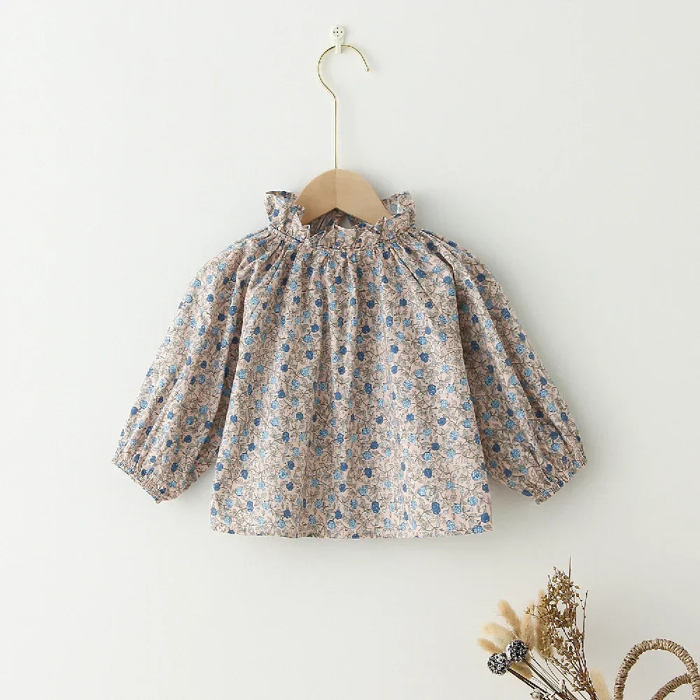 Fashion Baby Girl Cotton Blouse Infant Toddler Girl