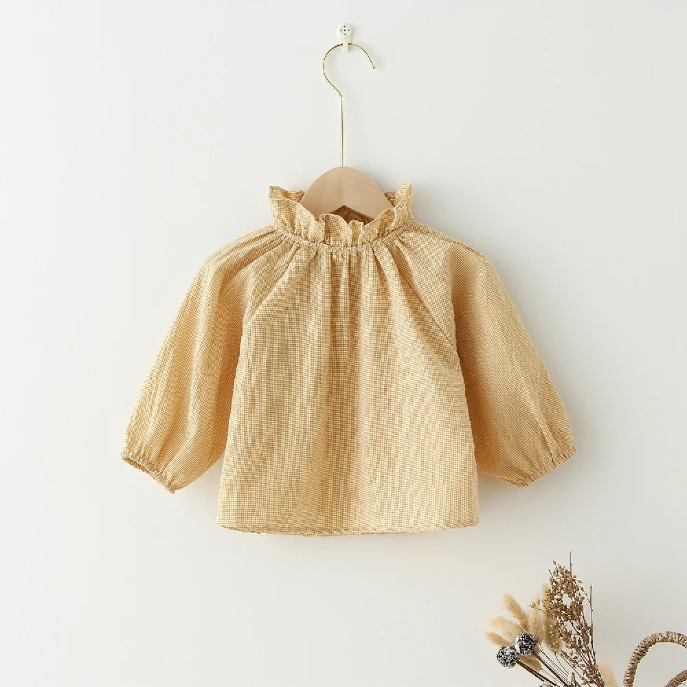 Fashion Baby Girl Cotton Blouse Infant Toddler Girl