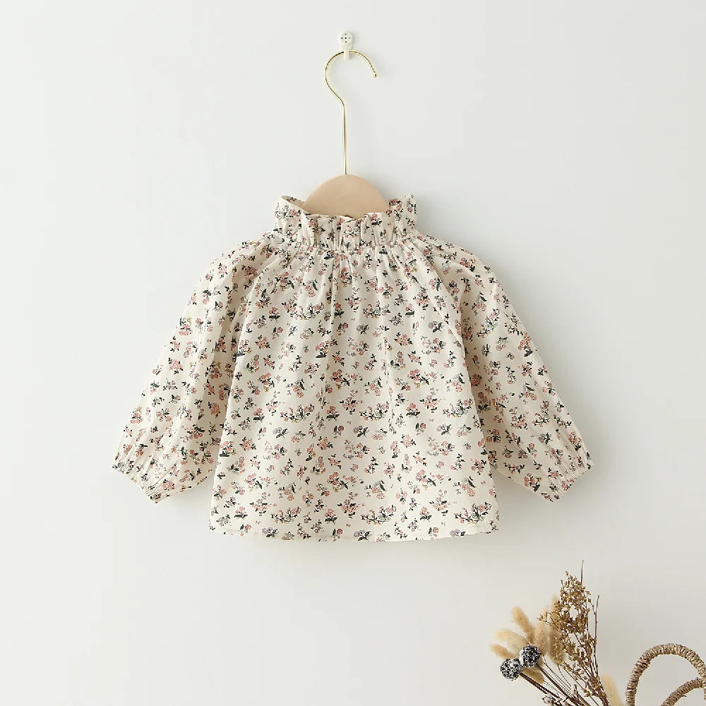 Fashion Baby Girl Cotton Blouse Infant Toddler Girl