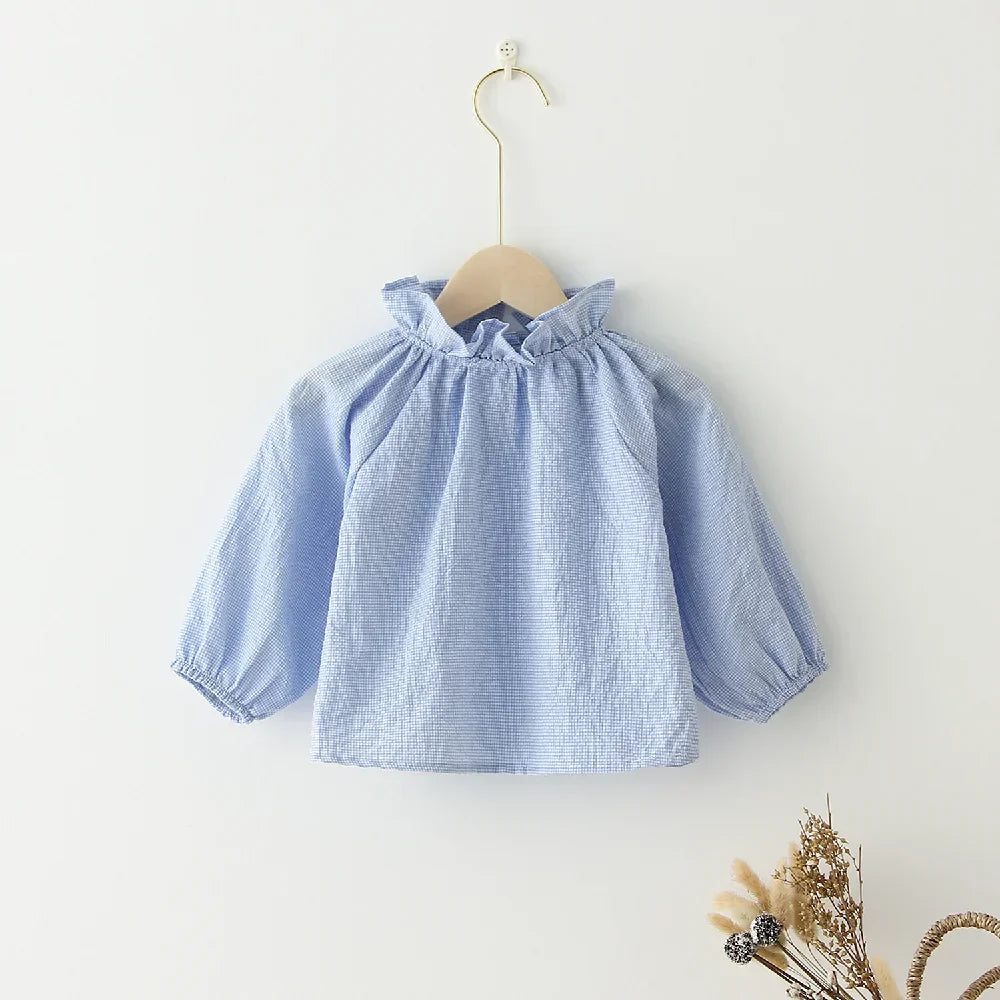 Fashion Baby Girl Cotton Blouse Infant Toddler Girl