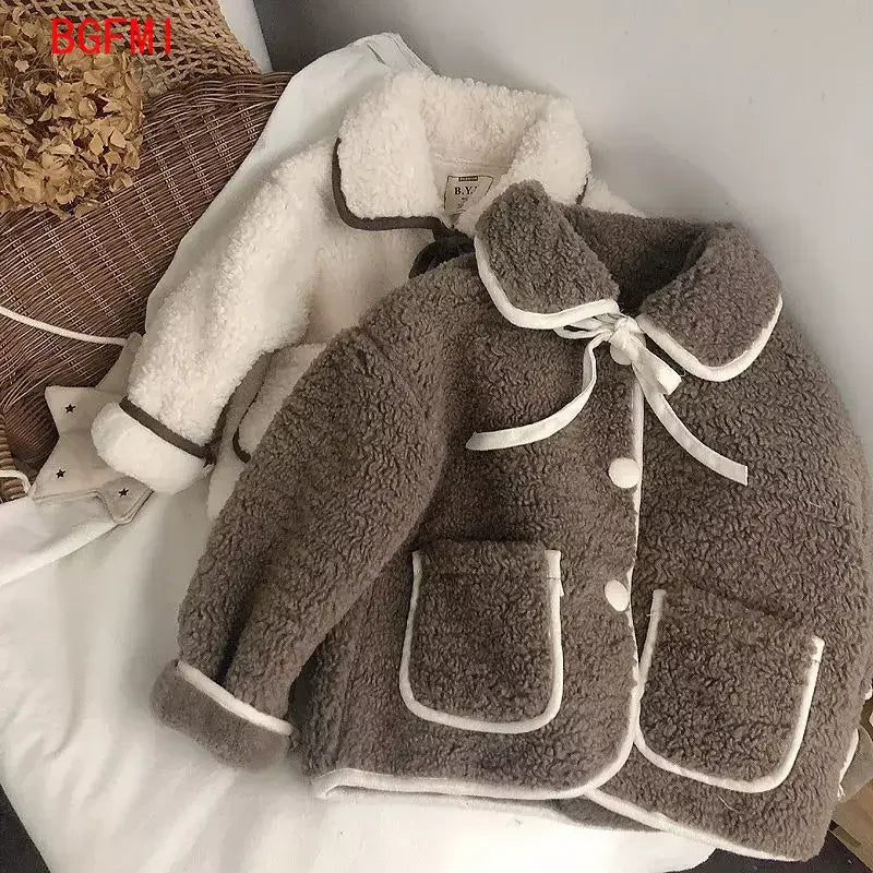 Fashion Fleece Thick Infant Toddler Child Warm Coat