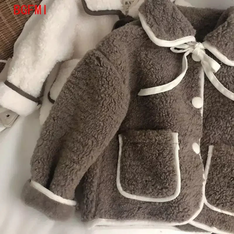 Fashion Fleece Thick Infant Toddler Child Warm Coat