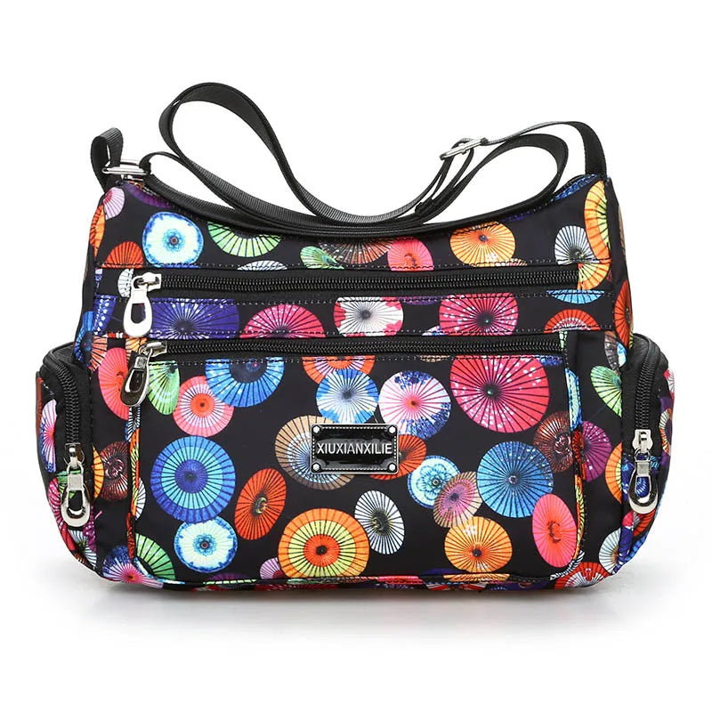 Fashion Floral Pattern Women Messenger Bag High Quality