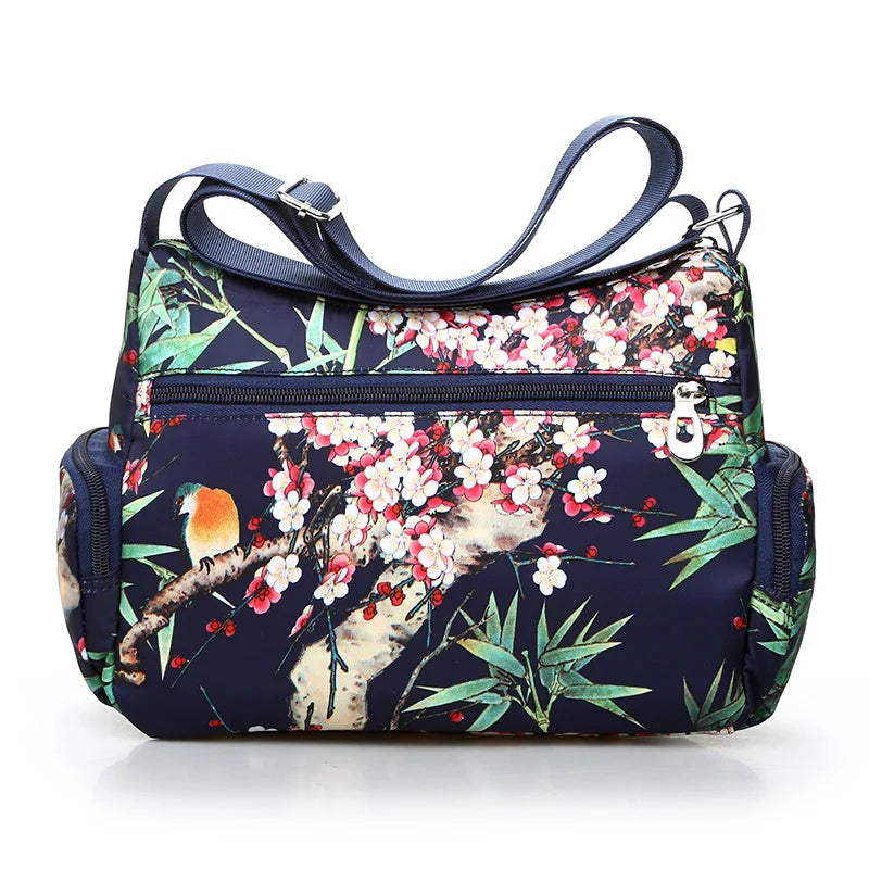 Fashion Floral Pattern Women Messenger Bag High Quality