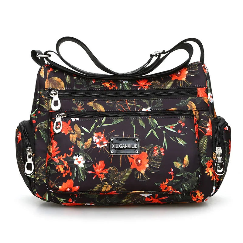 Fashion Floral Pattern Women Messenger Bag High Quality