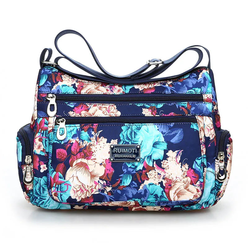 Fashion Floral Pattern Women Messenger Bag High Quality