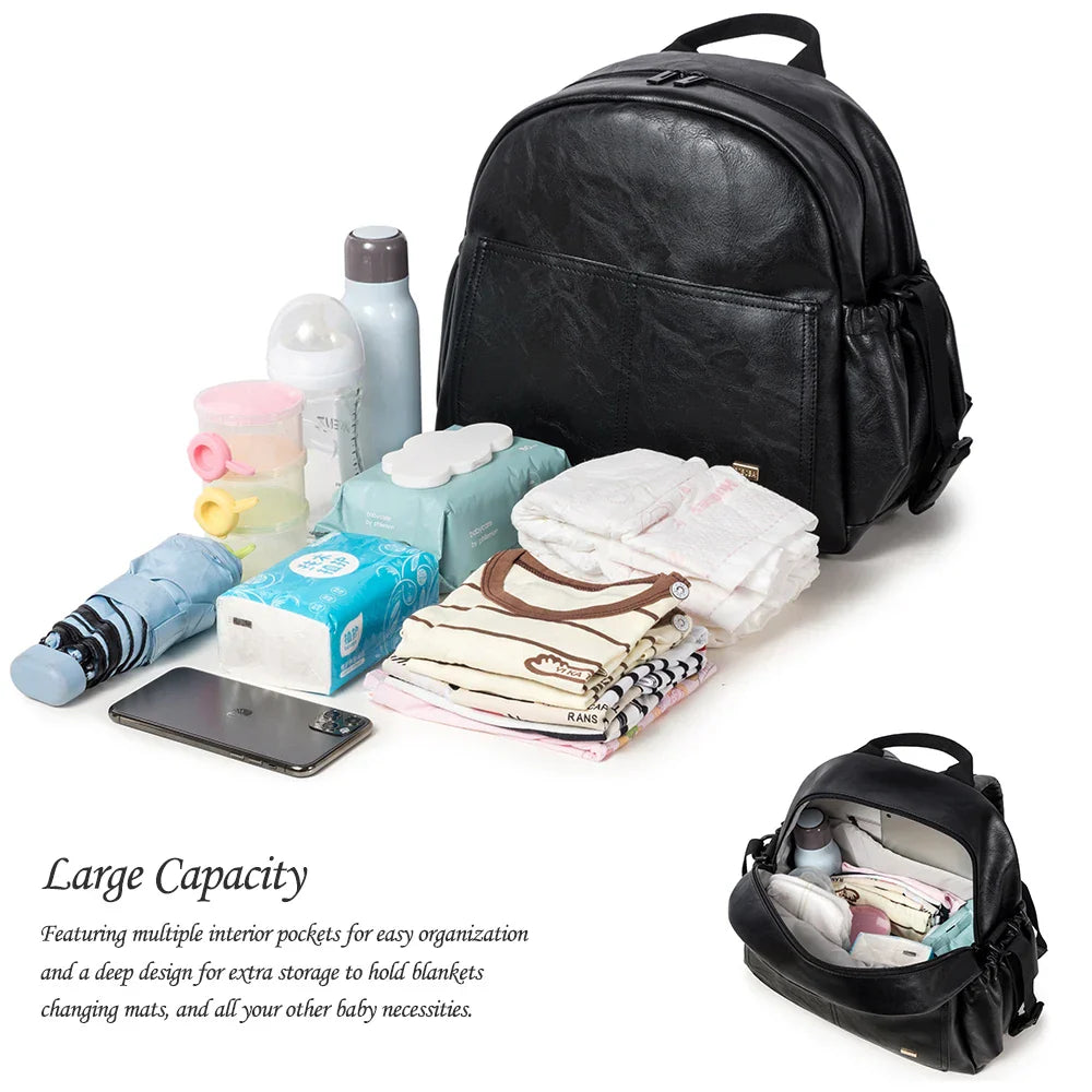 Fashion Maternity Nappy Changing Bag for Mother Black