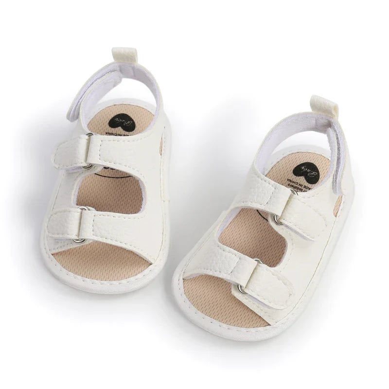Fashion PU Leather Baby Boys Girls Shoes Summer