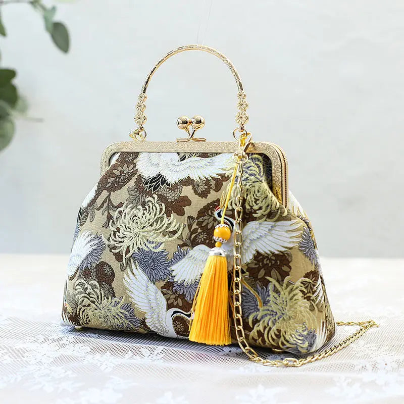 Fashion Vintage Fringe Bag Small Shell Bags Chain
