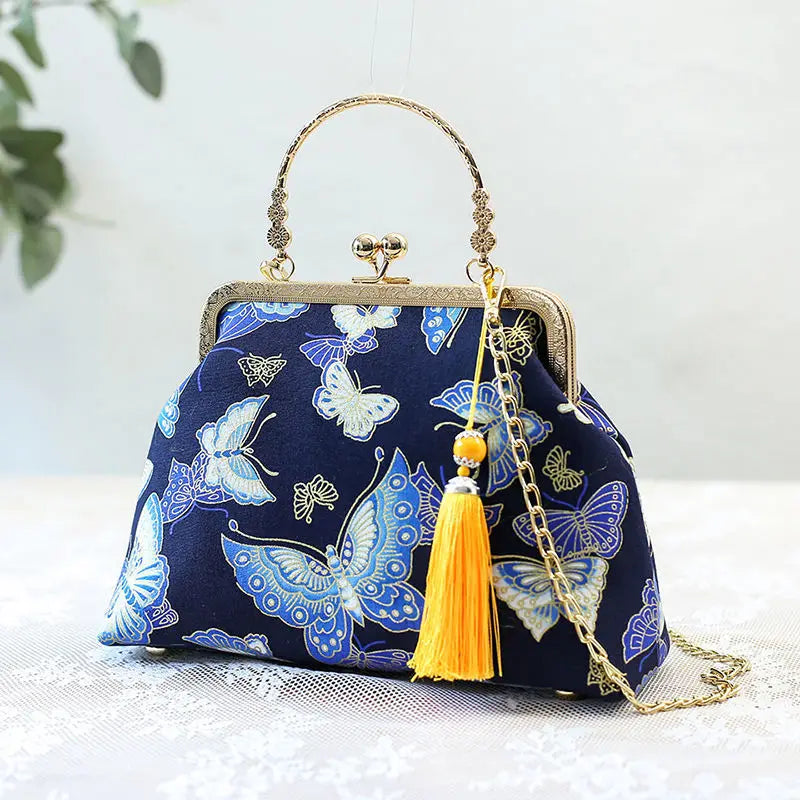 Fashion Vintage Fringe Bag Small Shell Bags Chain