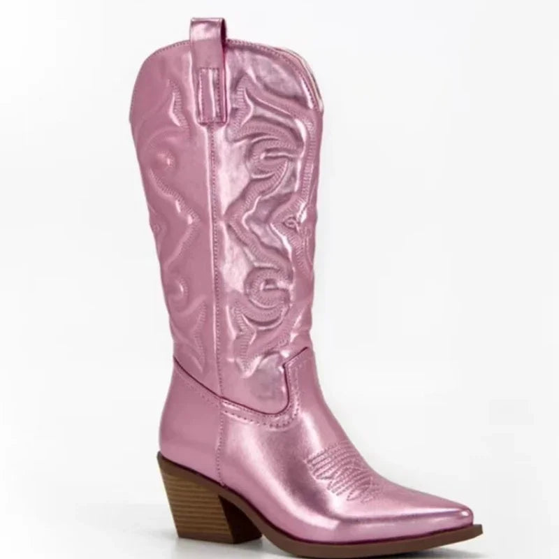 Fashion Women 2023 Cowboy Short Ankle Boots