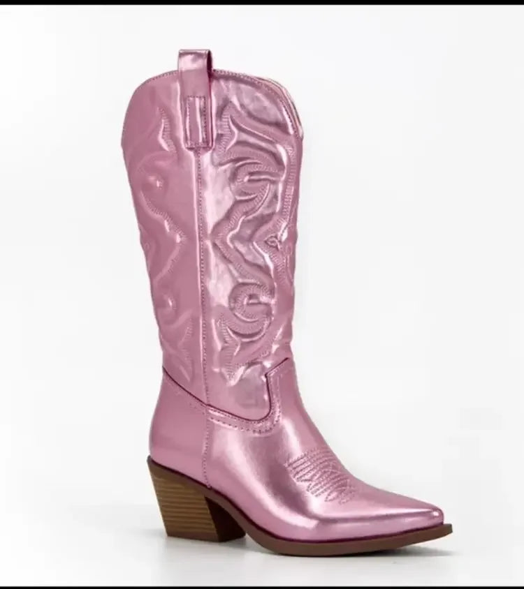 Fashion Women 2023 Cowboy Short Ankle Boots