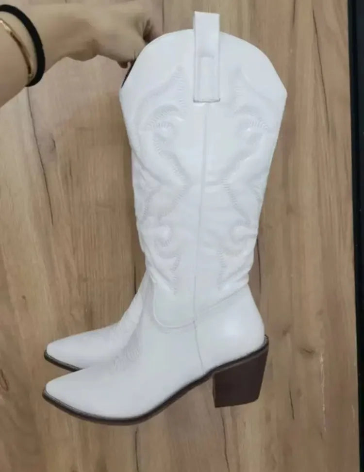 Fashion Women 2023 Cowboy Short Ankle Boots