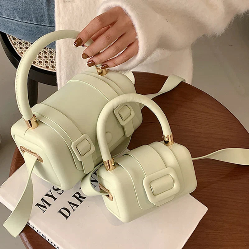 Fashion Women Saddle Luxury Designer Bags Mini Leather