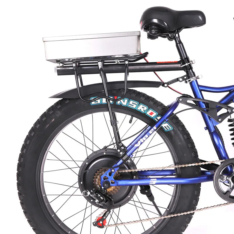 Fat bicycle electric bicycle 2000W * 2 front