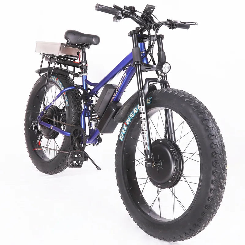 Fat bicycle electric bicycle 2000W * 2 front