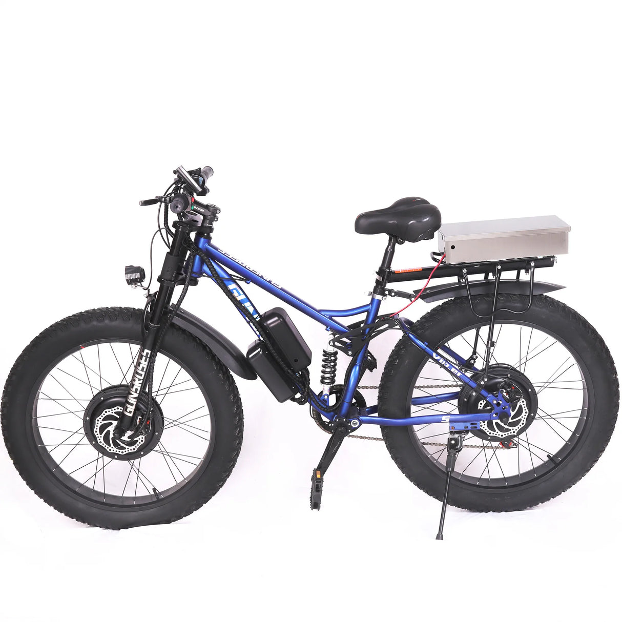 Fat bicycle electric bicycle 2000W * 2 front