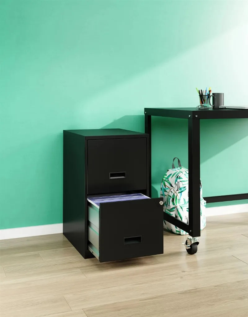 Filing Cabinet 2-Drawer Steel File Cabinet with Lock,