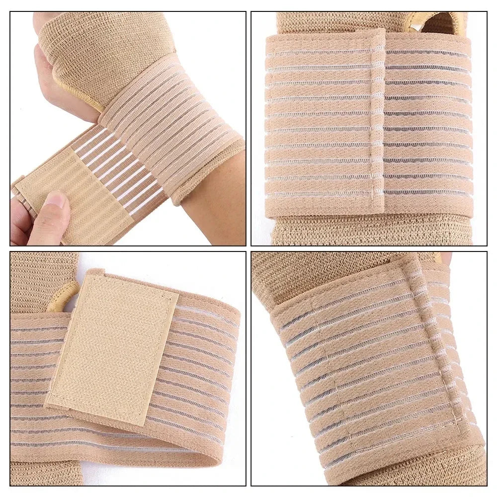 Fitness Elastic Wrist Guard Wristband Arthritis Sprain Band