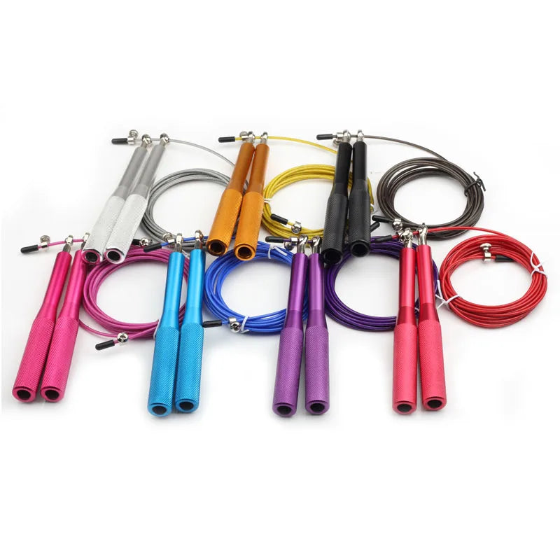Fitness Jump Ropes Crossfit Heavy Steel Wire Speed