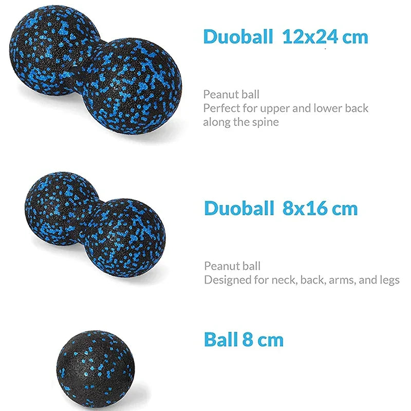 Fitness Massage Ball Fascia Relaxation Exercise Balls Set