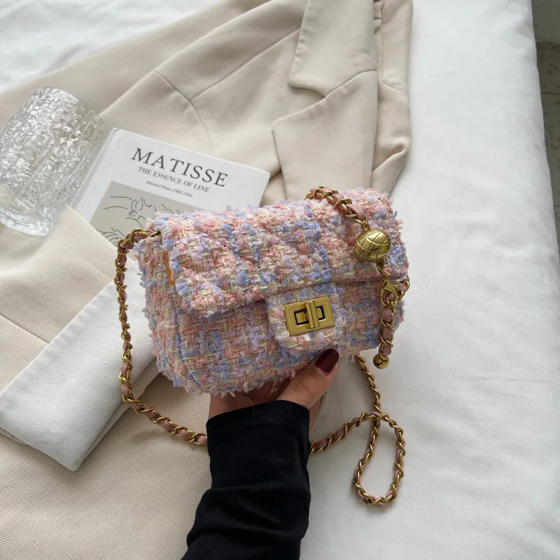 Fitshinling Fashion Handbags Women Chain Small Women's Bags