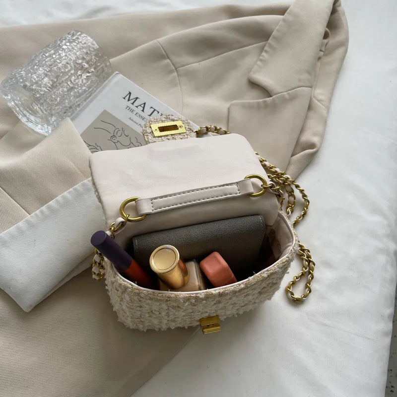 Fitshinling Fashion Handbags Women Chain Small Women's Bags